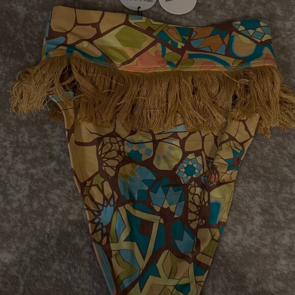 Andrea Iyamah Fringe Bikini Set – Multicolor Print (NWT) - Picture 5 of 5
